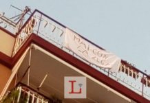 In trasferta contro la Lega. In città, spunta uno striscione