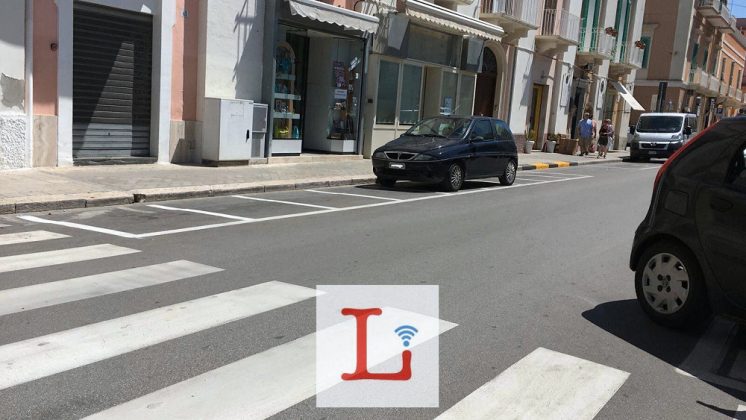 Il borgo si tinge di nuove strisce blu anello dedicato a motocicli e veicoli commerciali 2