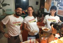 Il boom della spaghettata, vigilia di San Giovanni tra musica folk e gastronomia Lo staff in posa