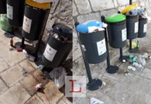 Cestini stracolmi, colpa di un guasto al mezzo