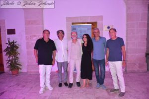 Evento 25 agosto 2019 Da sinistra Alessio Alba Renato Grilli Maurizio Agamennone Veronica Calati Luigi Cazzato Francesco Conversano