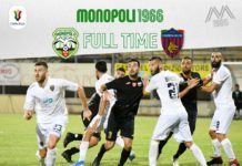 Vittoria del Monopoli, si passa al terzo turno contro il Frosinone