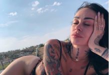 Valentina Dallari, relax al mare di Monopoli con “la testa tra le nuvole”