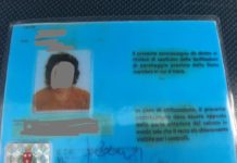 L’auto dell’imprenditore con il pass dei disabili falso