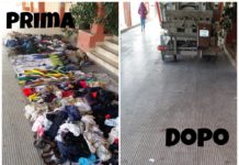 Sgomberato il bazar della ex G. Modugno, via tutta la roba tra i rifiuti