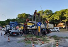 Strade più sicure, procede la sistemazione di marciapiedi e alberi in cittÃ