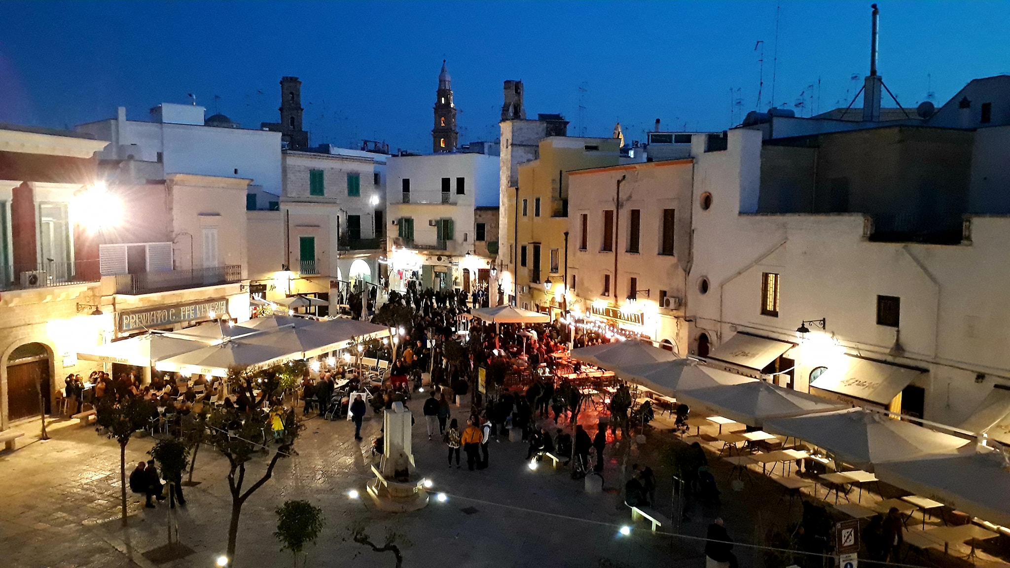 Monopoli old town is full of nightlife