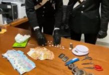 Droga, il coronavirus non ferma lo spaccio. Quattro arresti dei Carabinieri