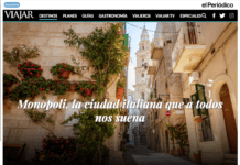 Monopoli sulla guida turistica spagnola: “La città che ci suona familiare”