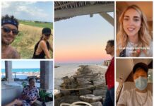 Anniversario di nozze a Monopoli per Claudio Santamaria e Francesca Barra. Ritornano i Beckham e i Ferragnez