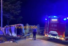 La 500 si ribalta sulla Castellana-Polignano. Quattro giovani feriti