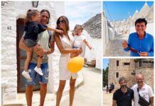 Morandi, Nargi, Fico: cantanti, modelle e politici in vacanza nel barese