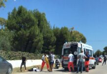 Incidente al Capitolo, grave giovane ciclista monopolitano
