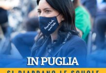 Azzolina a Emiliano: “In Puglia si riaprano al più presto le scuole “