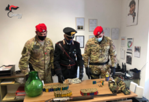 Armi e munizioni nella masseria, blitz dei Carabinieri di Monopoli: arrestato 74enne