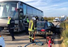 Scontro con un pullman che trasportava braccianti, morta una 48enne