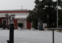 Cartolina d’inverno da Gorgofreddo. Sembra neve, ma è grandine