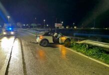 Incidente lungo la via Traiana, 20enne di Monopoli al Policlinico