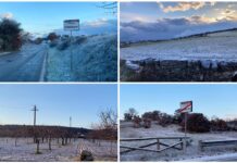 È arrivata la neve. La magia delle contrade di Monopoli imbiancate