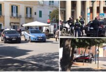 Monopoli, piazza presidiata: forze dell’ordine ovunque per i controlli