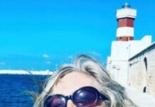Lunetta Savino, scatti da Monopoli: “Sole, mare, vento e belle speranze”