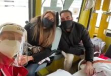 Melissa ha preso l’aereo. In viaggio per la somministrazione di Zolgensma