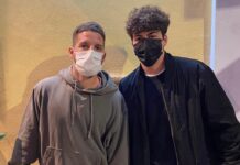 Mertens, il bomber del Napoli a passeggio in centro a Monopoli
