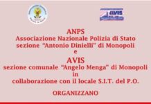 Monopoli, domani ANPS e Avis organizzano una raccolta straordinaria di sangue