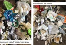 Monopoli, nella raccolta carta trovato il 17% di plastica, contenitori di pizze sporchi e mascherine