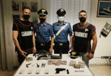 Conversano, nascondeva nel terreno agricolo armi e droga. Arrestato 51enne