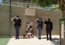 Monopoli, un lenzuolo bianco e una cerimonia in ricordo della strage di Capaci