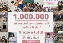 Covid, immunizzazione sprint: 1milione di vaccini somministrati dalla Asl Bari