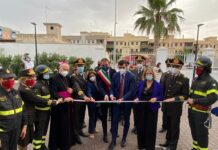 Monopoli, inaugurazione della sede dei Vigili del Fuoco. Annese: “Un sogno inseguito per 70 anni”