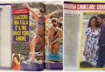 Gossip sulle riviste nazionali. Bianca Guaccero, Simona Cavallari e Giuseppe Zeno fotografati a Monopoli
