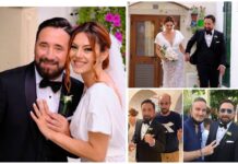 Federico Zampaglione e Giglia Marra sposi in Puglia. L’allestimento parla monopolitano