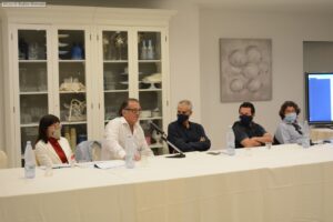 Da sinistra Sarah Siciliano Alessio Alba Luigi Cazzato Gianluigi De Gennaro Nicolo Carnimeo