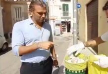 Netturbino aggredito, la solidarietà di Annese: “Giovanni lavorava per tenere pulita Monopoli”