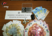 Monopoli, 2 arresti per droga in una settimana. Le operazioni dei Carabinieri