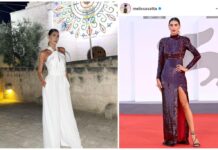 Melissa Satta, prima del red carpet di Venezia, la masseria pugliese