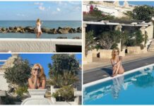Miriam Leone, caffè sul mare a Monopoli: “Rigenerarsi in un posto incantevole”