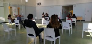 Centro vaccini Catino sala attesa post vaccinazione 2