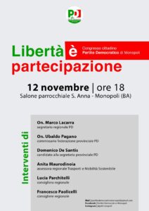 Congresso Pd Monopoli