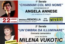 Amici della Musica, altri 2 appuntamenti: Angela Annese lunedì e Milena Vukotic giovedì