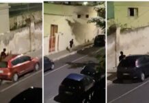 Monopoli, prende a calci le auto e rompe gli specchietti in via Magenta
