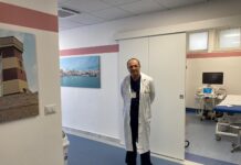 In ospedale i primi esami con la nuova Tac. E nei corridoi della Radiologia ecco Monopoli