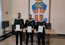 Encomio per meriti lavorativi per Michilini, Loparco e De Giuseppe