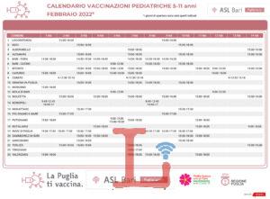 calendario vaccinazioni bimbi 2 1