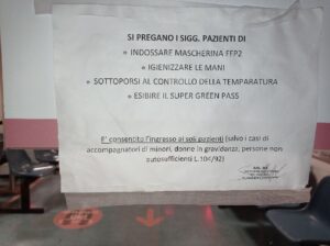 ospedale green pass