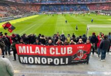 Il Milan Club Monopoli a San Siro per il match contro la Sampdoria