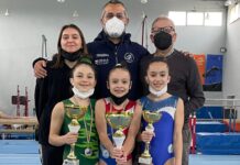 Una pergamena per le ginnaste dell’Adriatica